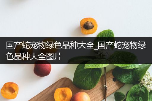 国产蛇宠物绿色品种大全_国产蛇宠物绿色品种大全图片