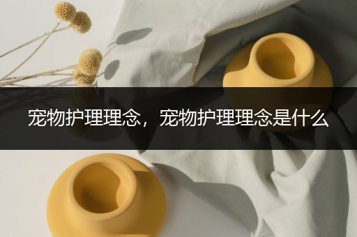 宠物护理理念，宠物护理理念是什么