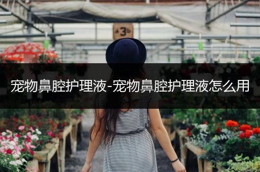 宠物鼻腔护理液-宠物鼻腔护理液怎么用