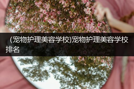 （宠物护理美容学校)宠物护理美容学校排名