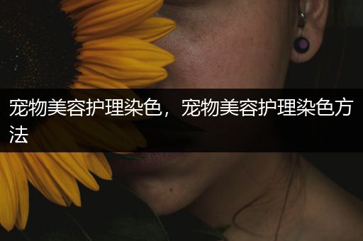 宠物美容护理染色，宠物美容护理染色方法