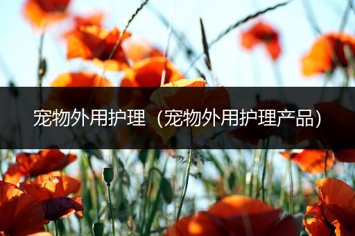 宠物外用护理（宠物外用护理产品）