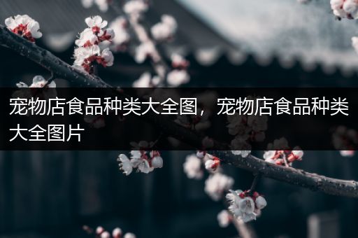 宠物店食品种类大全图，宠物店食品种类大全图片