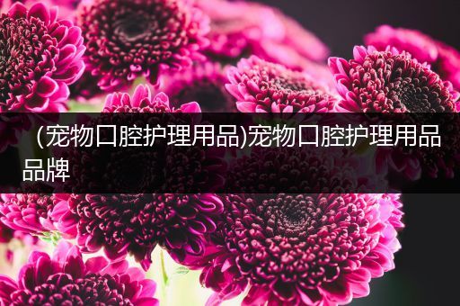 （宠物口腔护理用品)宠物口腔护理用品品牌