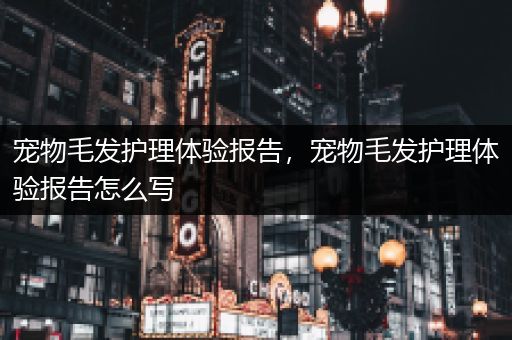 宠物毛发护理体验报告，宠物毛发护理体验报告怎么写
