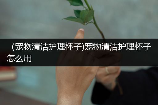 （宠物清洁护理杯子)宠物清洁护理杯子怎么用