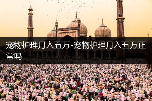 宠物护理月入五万-宠物护理月入五万正常吗