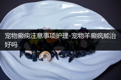 宠物癫痫注意事项护理-宠物羊癫疯能治好吗
