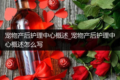 宠物产后护理中心概述_宠物产后护理中心概述怎么写