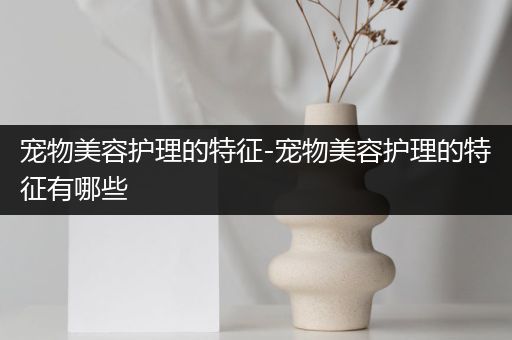 宠物美容护理的特征-宠物美容护理的特征有哪些