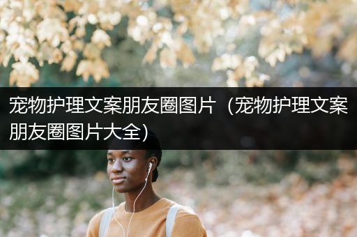 宠物护理文案朋友圈图片（宠物护理文案朋友圈图片大全）