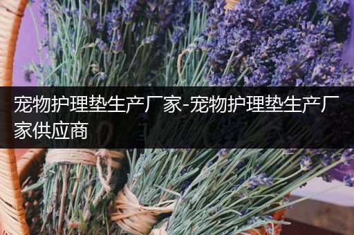 宠物护理垫生产厂家-宠物护理垫生产厂家供应商