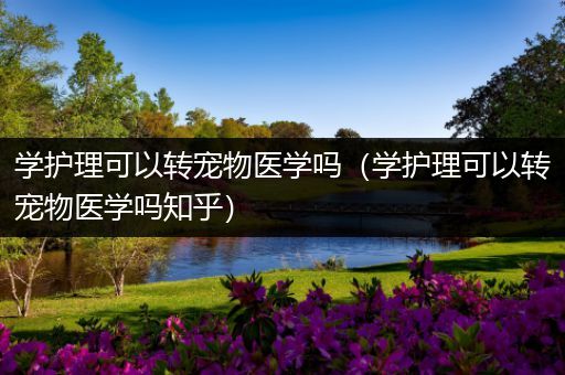 学护理可以转宠物医学吗（学护理可以转宠物医学吗知乎）