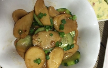 清爽下饭的快手菜——黄瓜杏鲍菇，杏鲍菇的做法大全